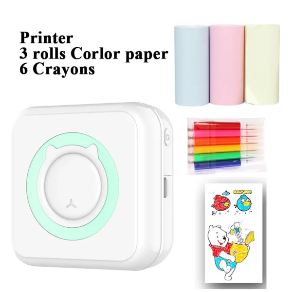 SnapPrint Mini Bluetooth Thermal Printer - Compact and Portable Photo & Label Printer - Image 10