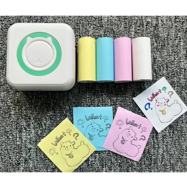 SnapPrint Mini Bluetooth Thermal Printer - Compact and Portable Photo & Label Printer - Image 6